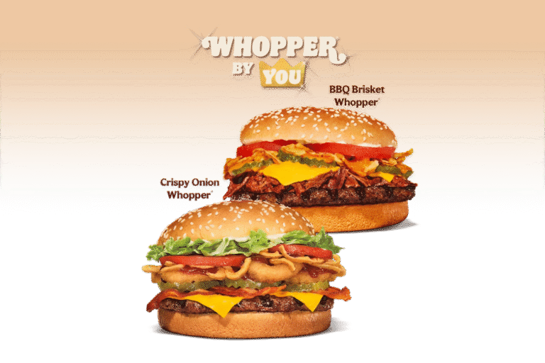 Burger King Sandwiches Menu
